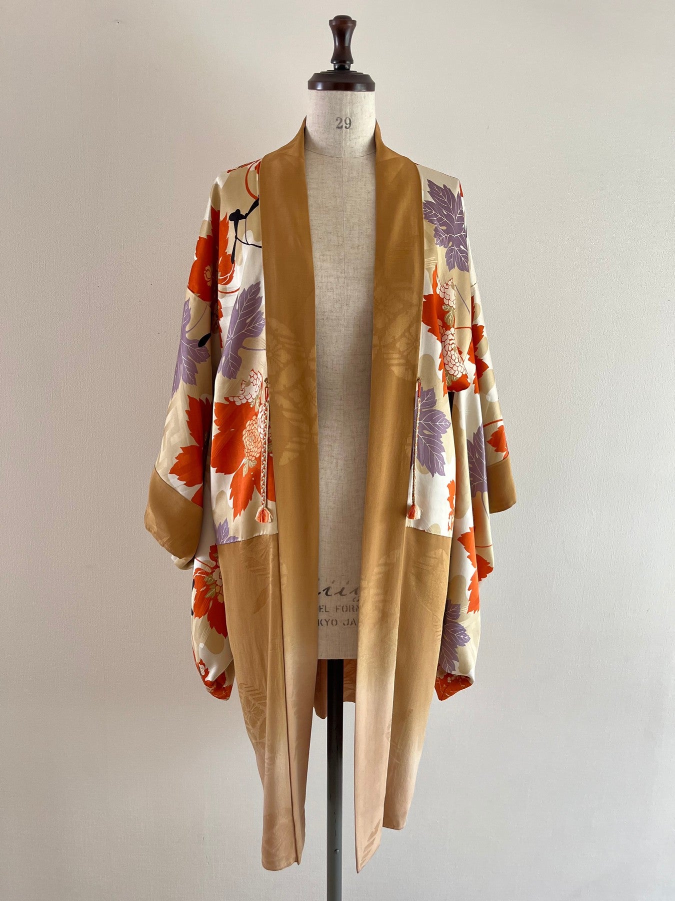 Beige Chrysanthemum Haori