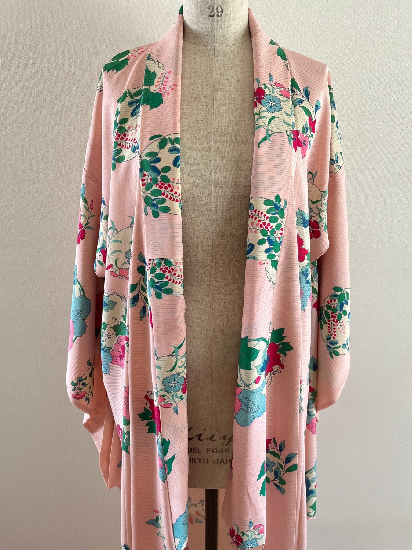 Pink Floral "Ro" Summer Kimono