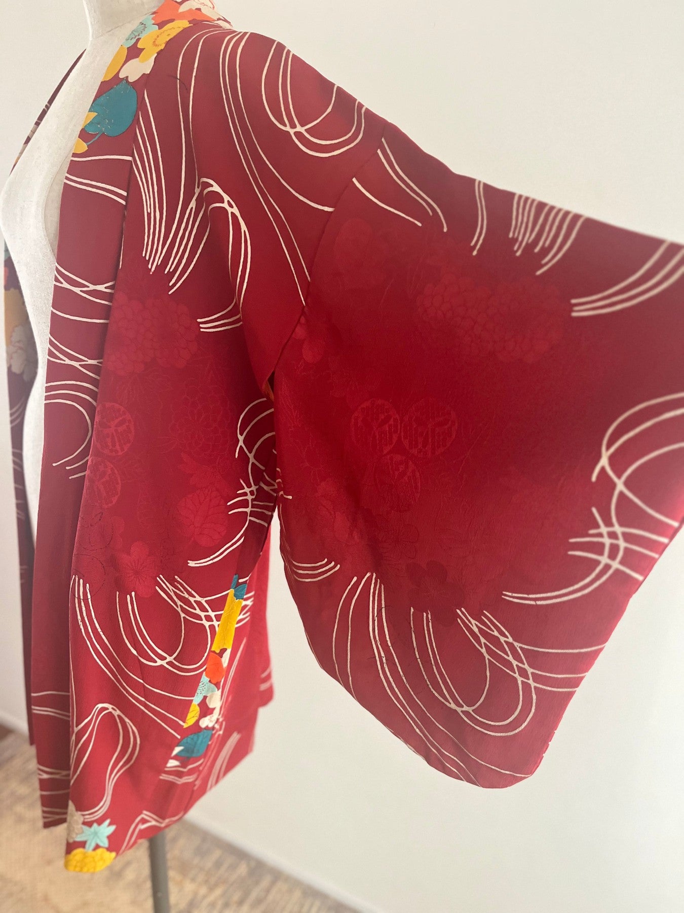 Red Hollyhock Haori