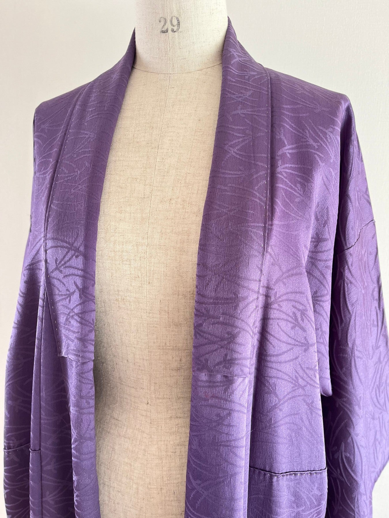 Lilac Pine Needles Kimono