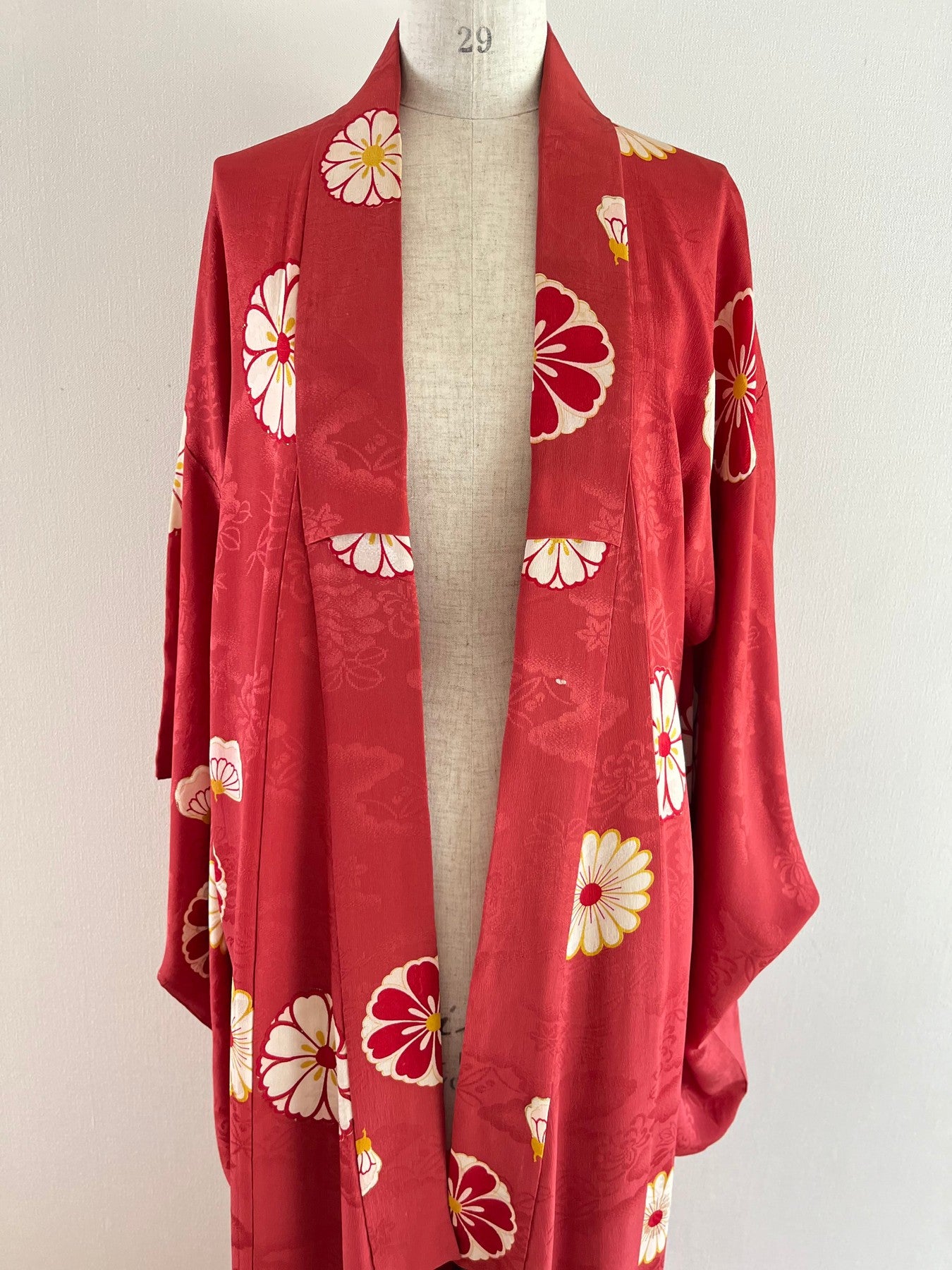 Pink Pop Chrysanthemum Kimono