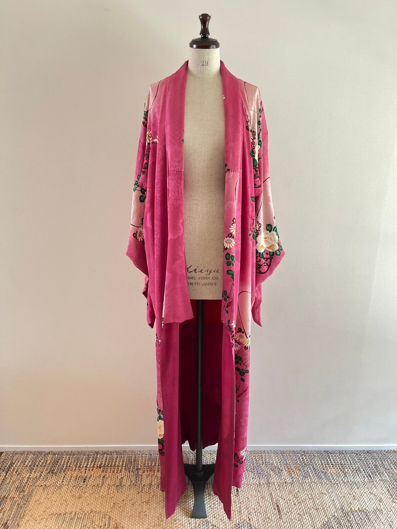 Pink Basket Kimono