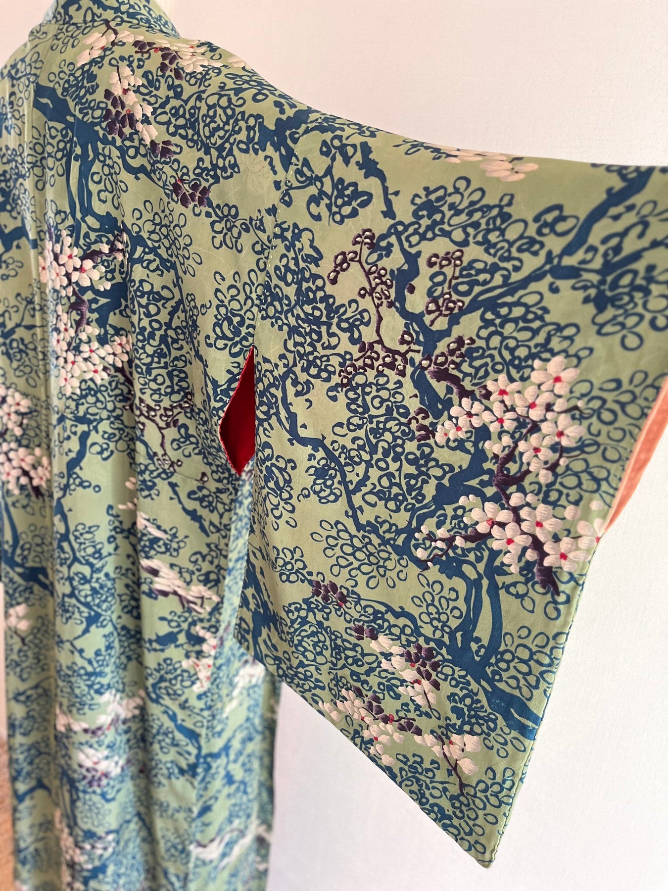 Light Green Floral Kimono