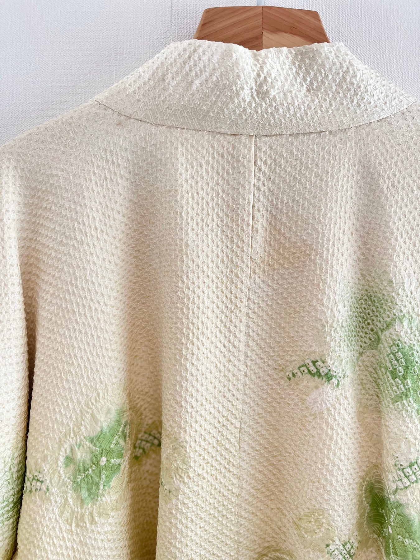 Green Plum Blossom Shibori Haori