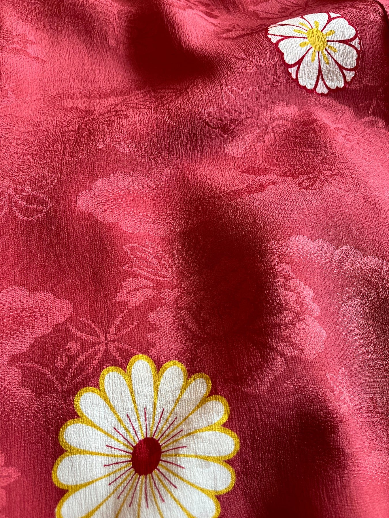 Pink Pop Chrysanthemum Kimono