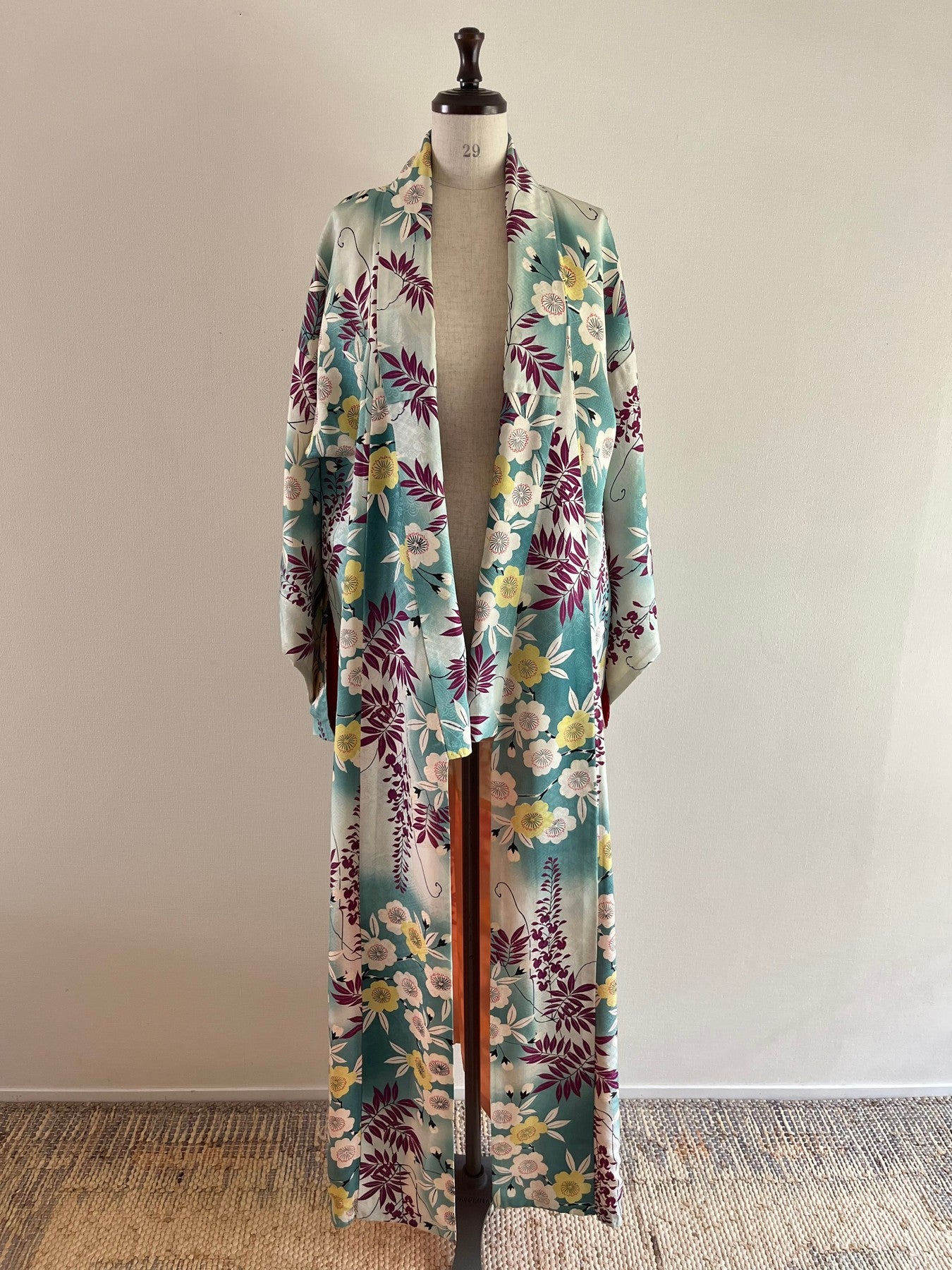 Green Wisteria Bokashi Kimono