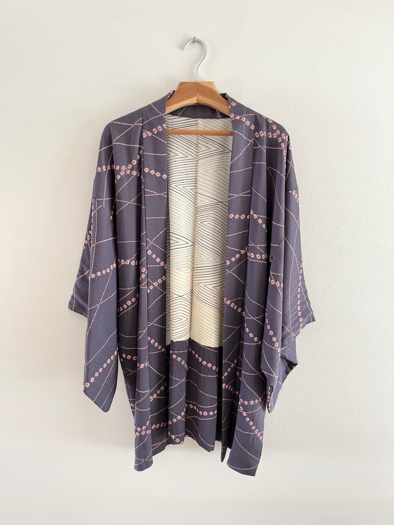 Gray Tie Dye Haori