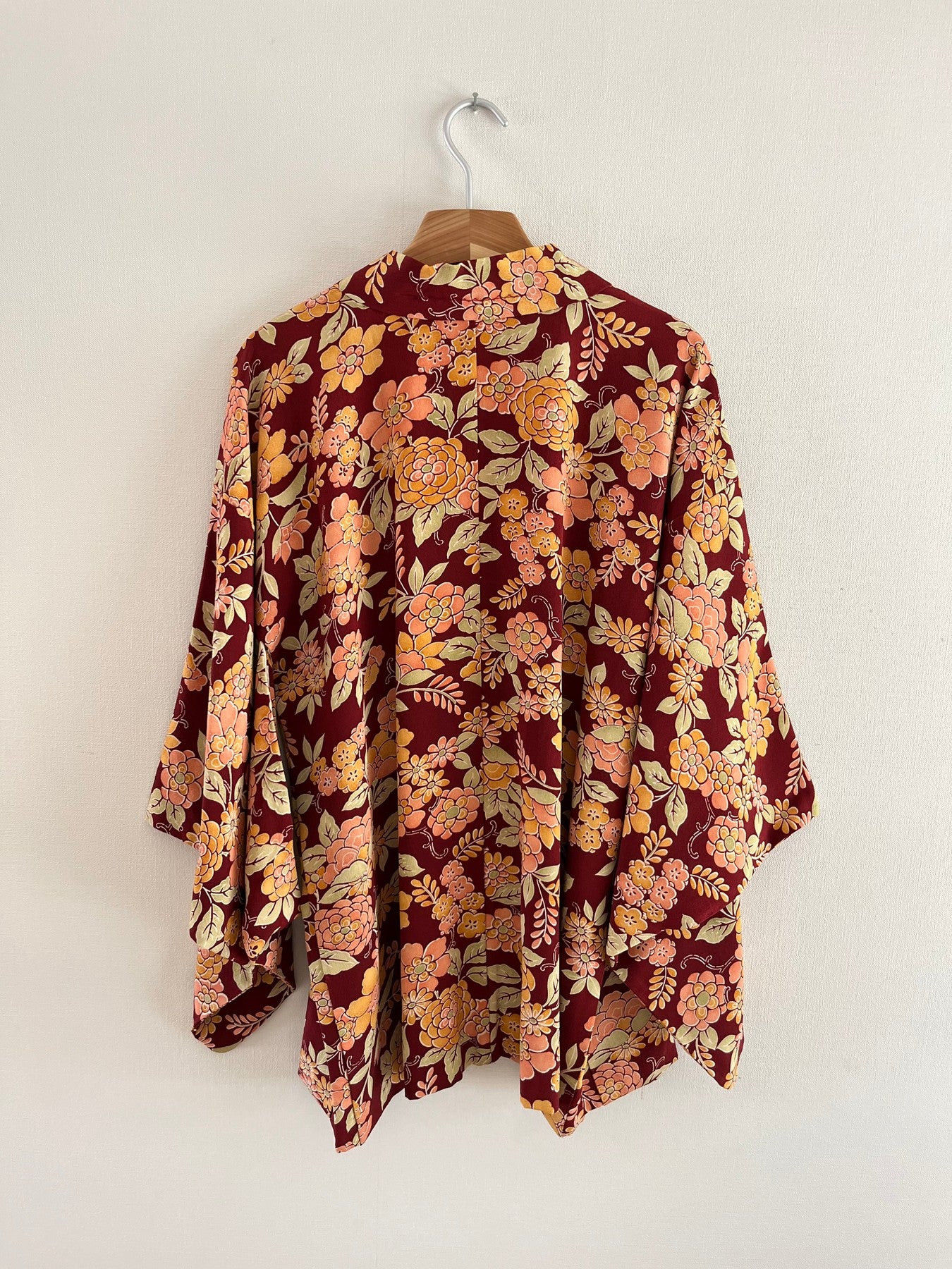 Brown Floral Haori