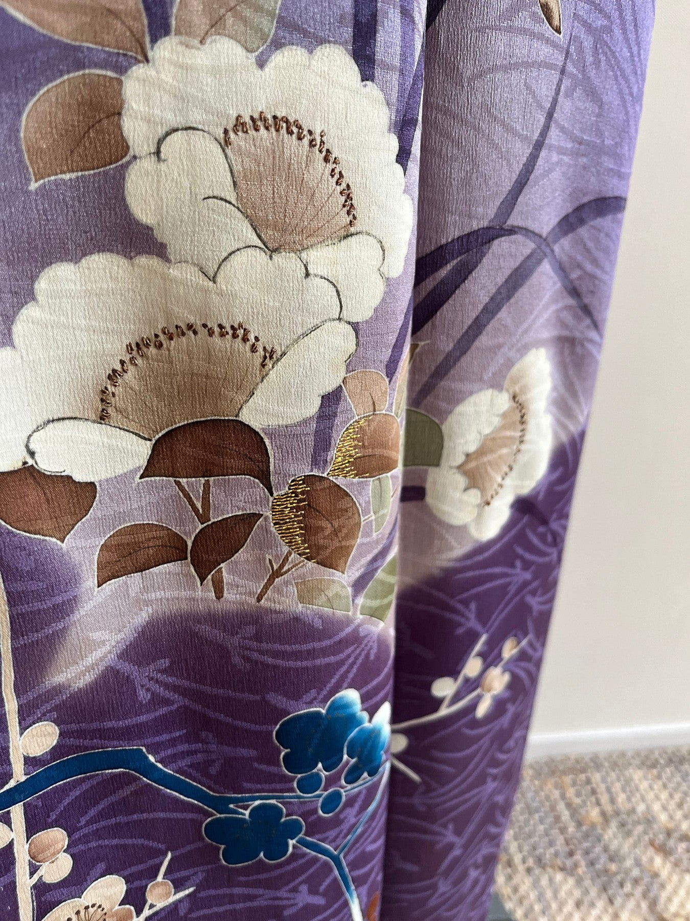 Lilac Pine Needles Kimono