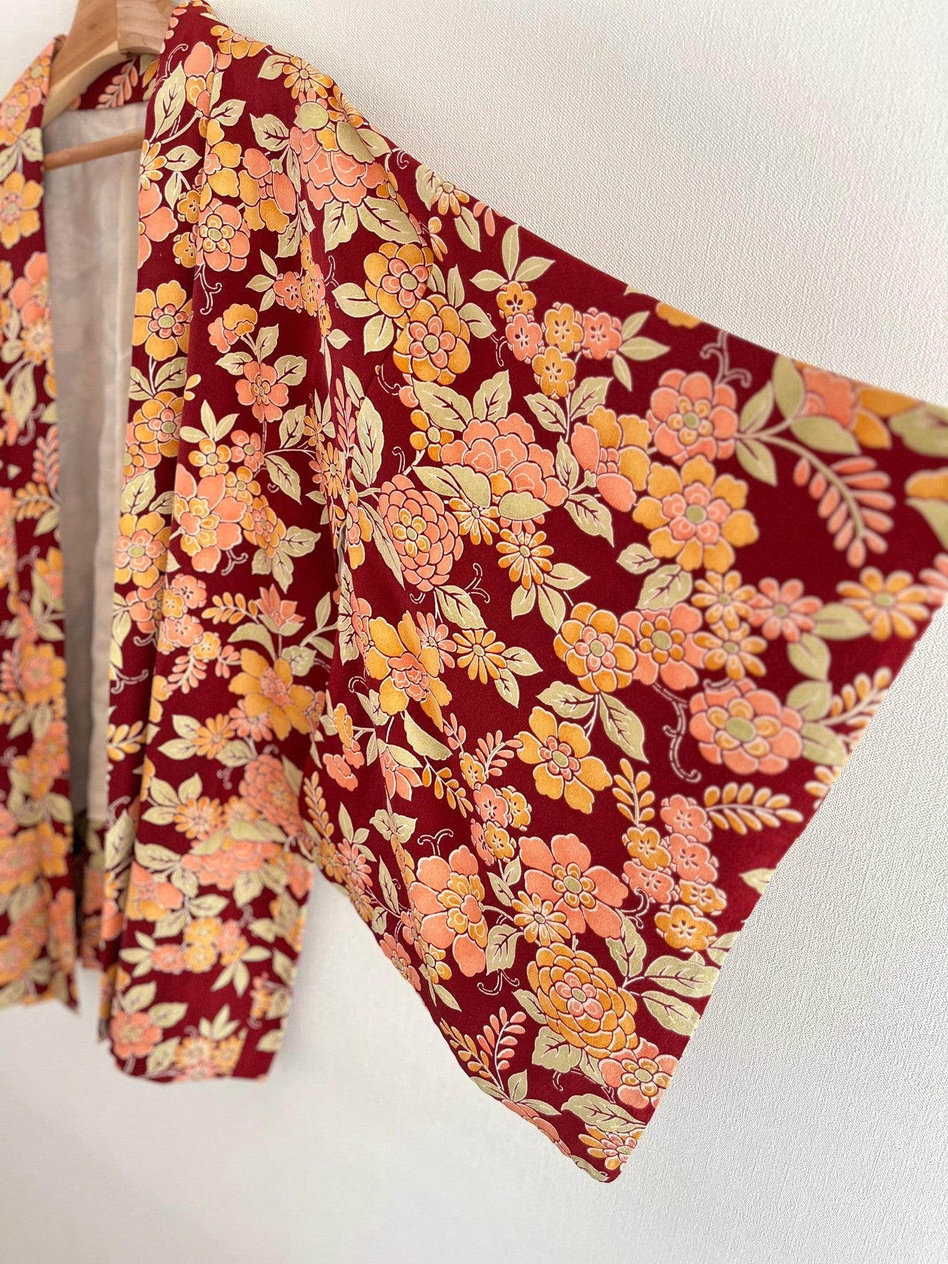 Brown Floral Haori