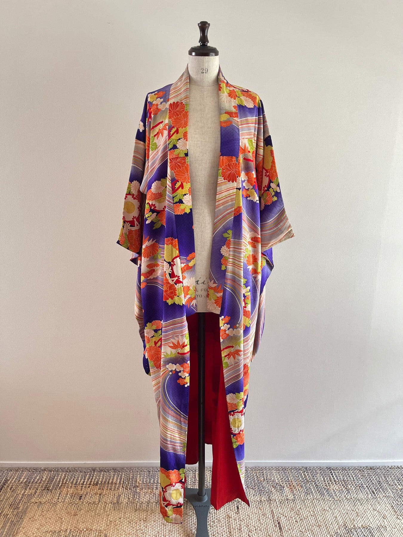 Purple Water Stream Kimono