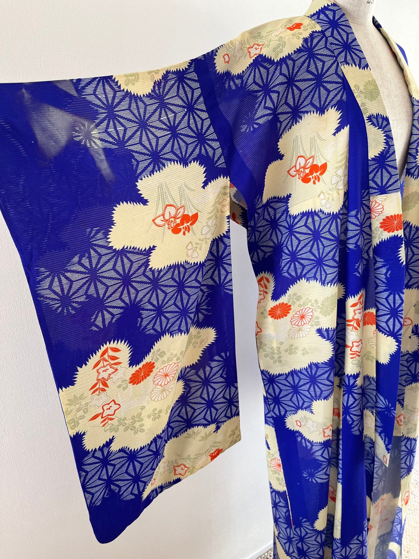 Blue Cloud Summer Kimono