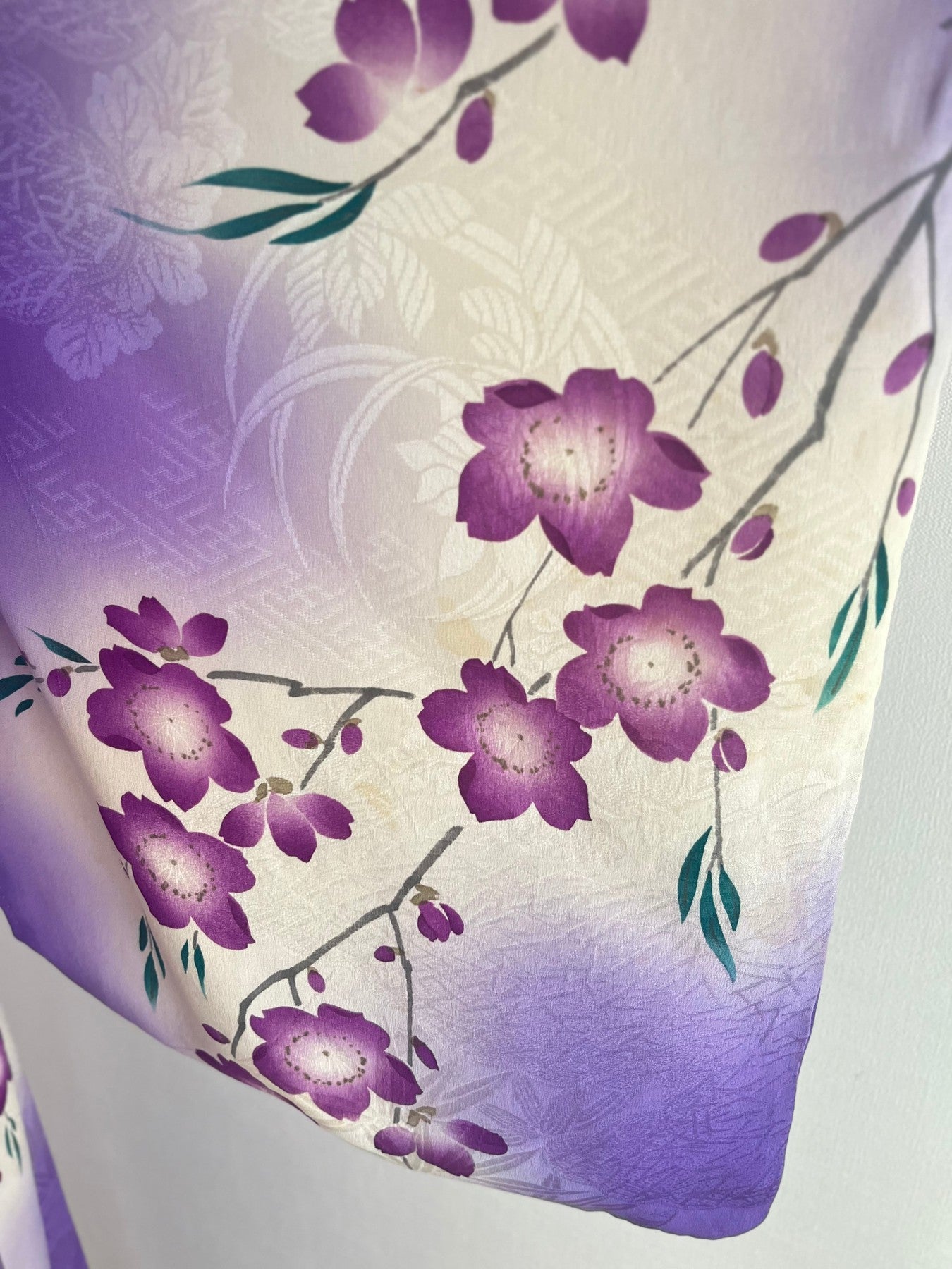 Lilac Cherry Blossom Kimono