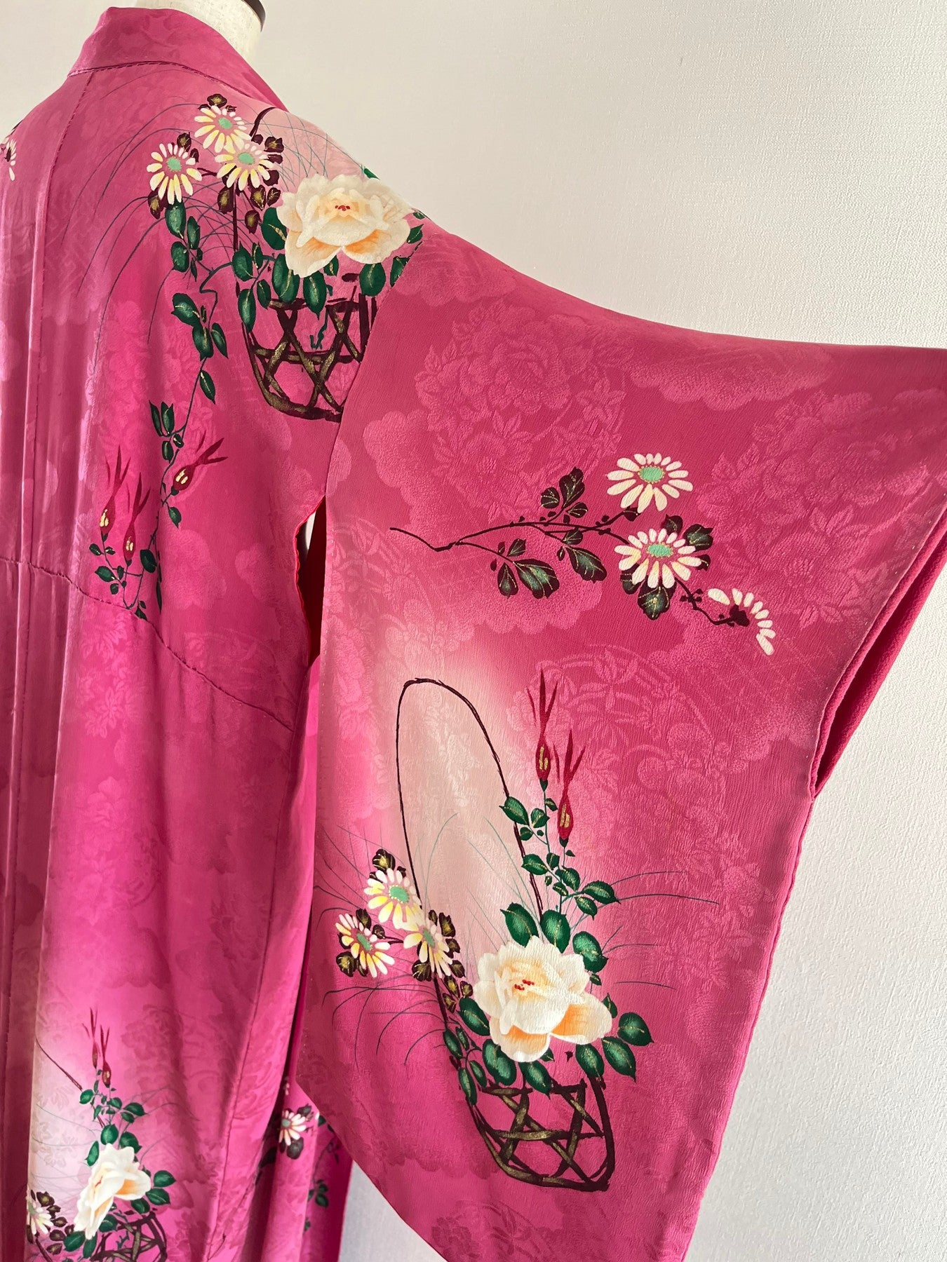 Pink Basket Kimono