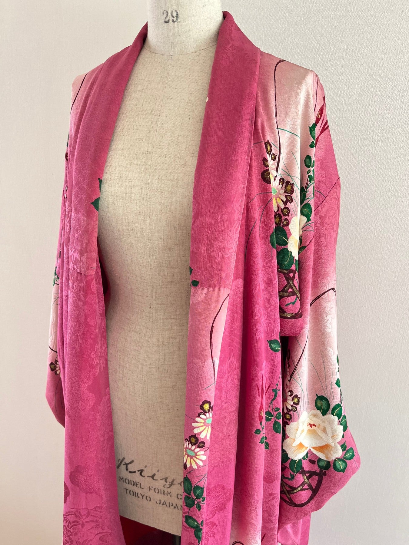 Pink Basket Kimono