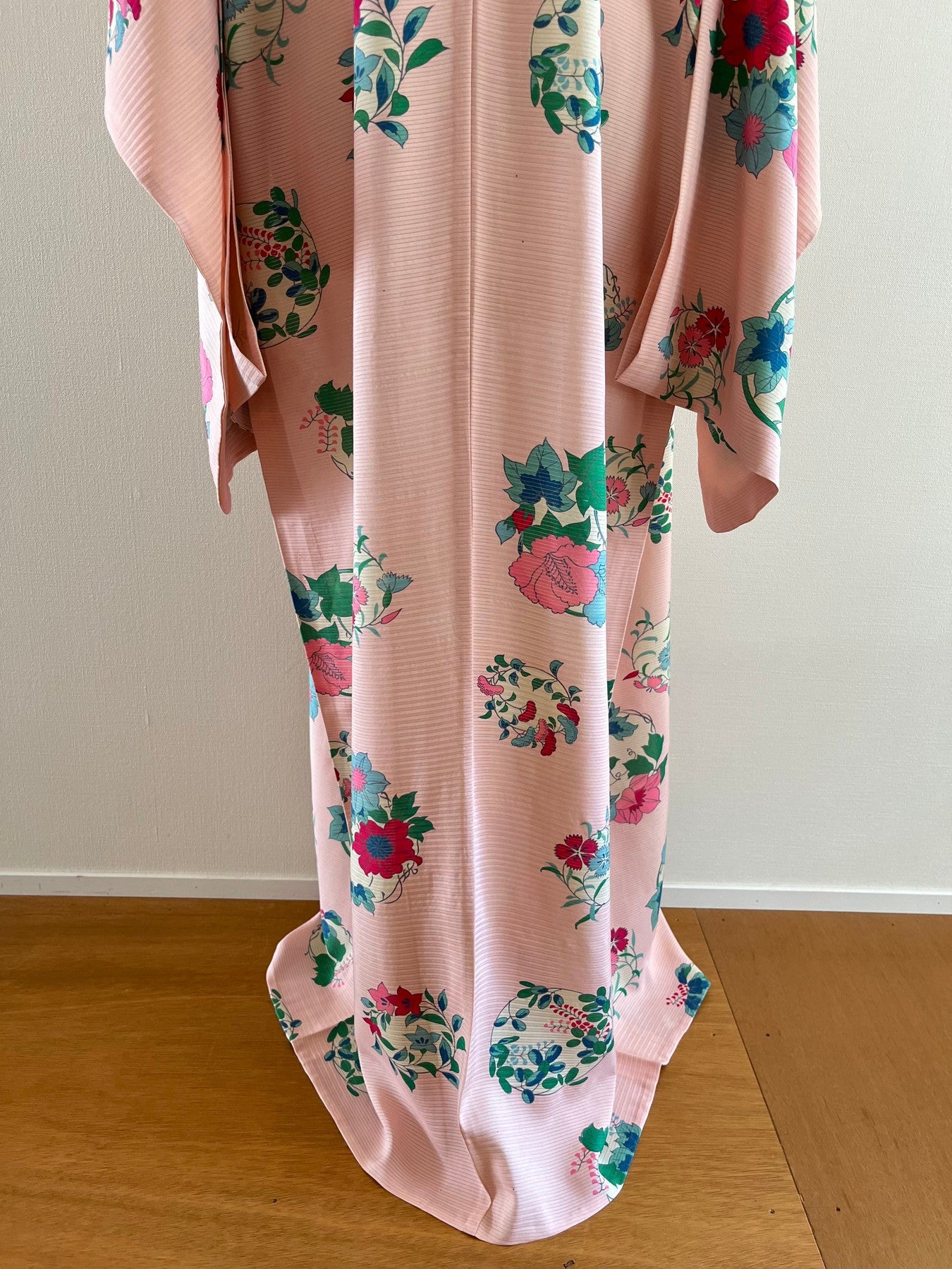 Pink Floral "Ro" Summer Kimono