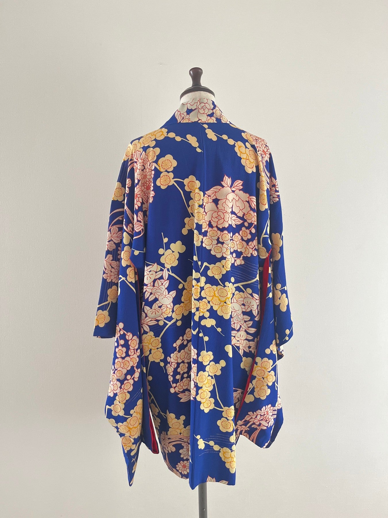 Blue Plum Blossom Haori