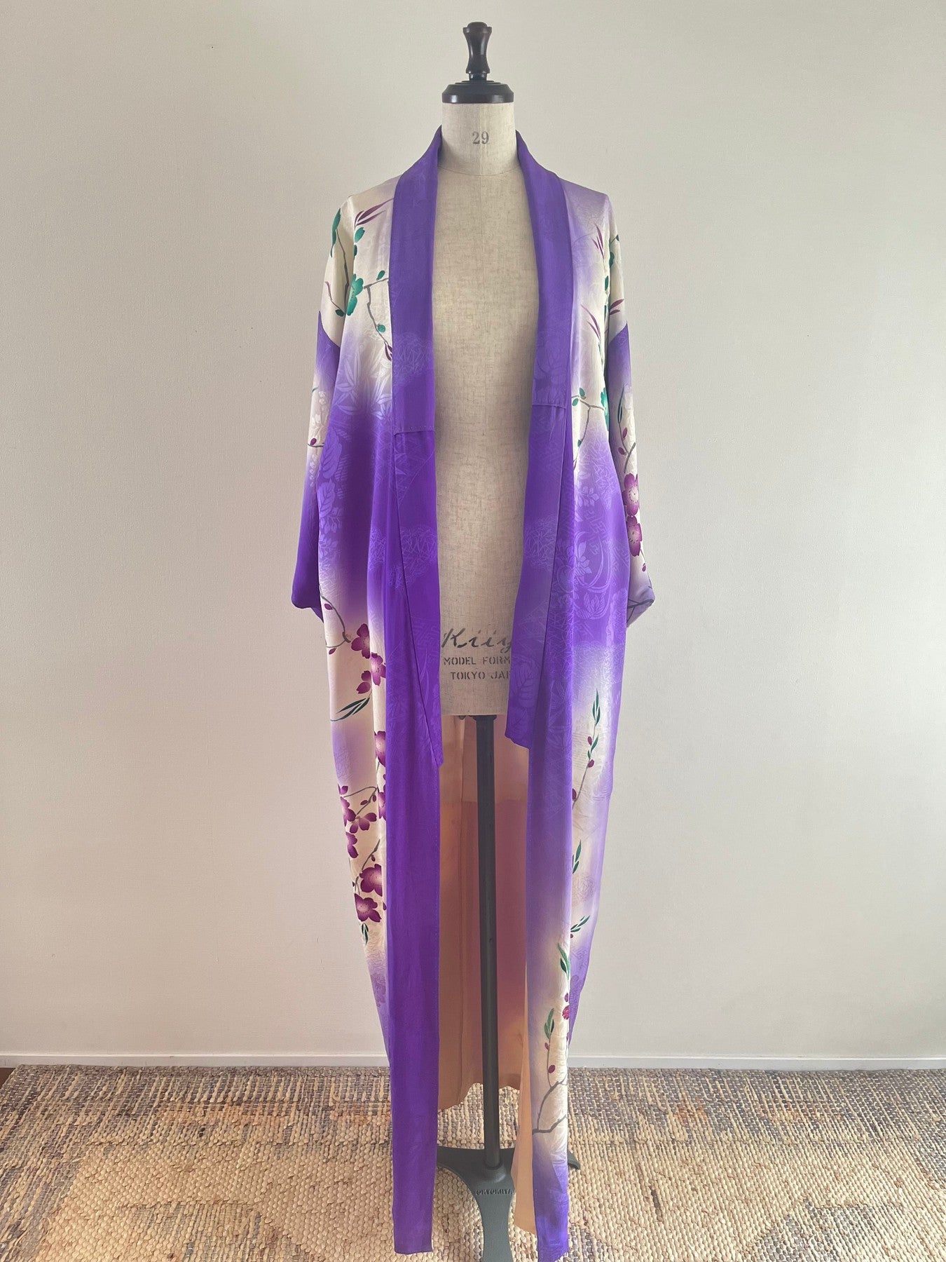 Lilac Cherry Blossom Kimono