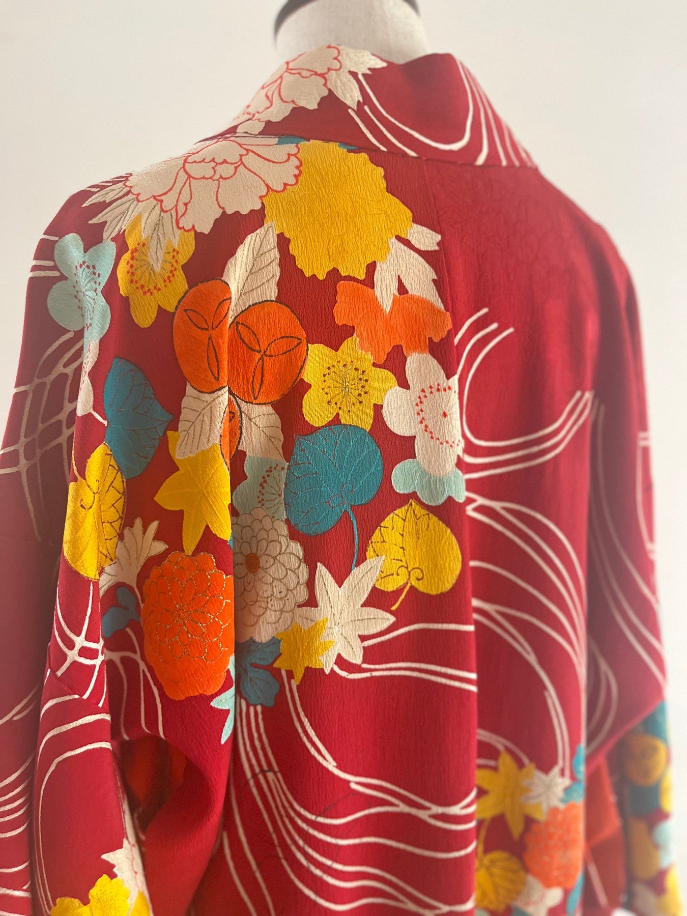 Red Hollyhock Haori